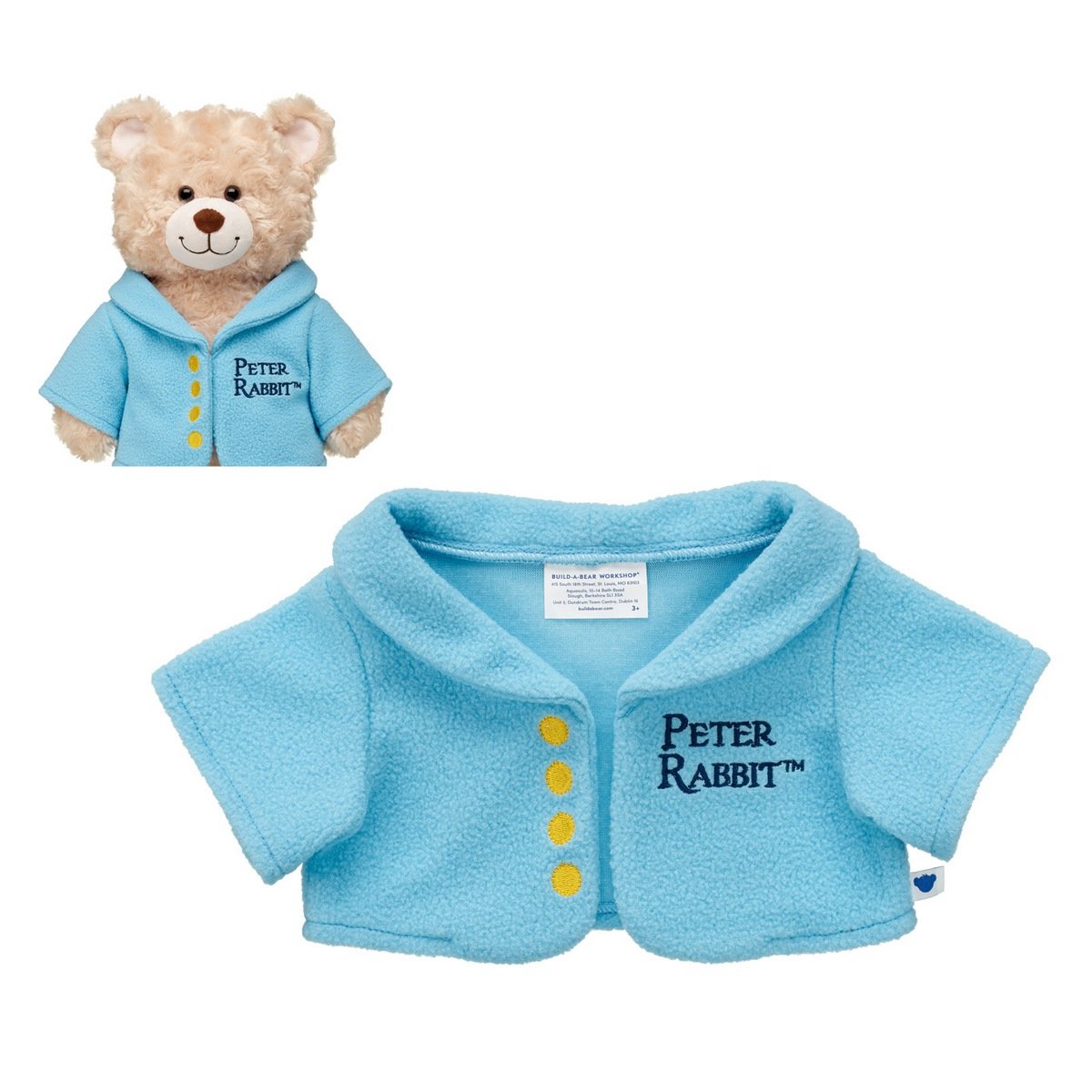 Chaqueta Peter Rabbit Build-A-Bear